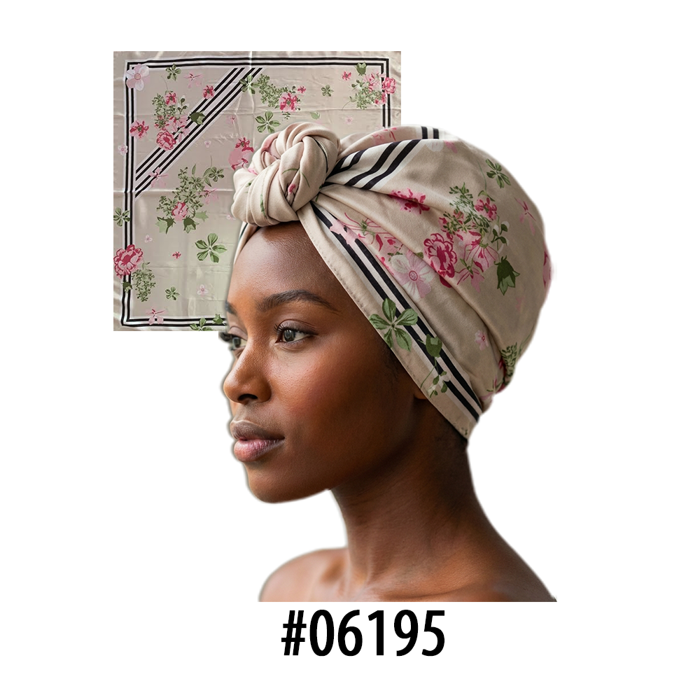 BEAUTY TOWN SILKY SATIN SCARF 35" - #06195 - Image 3