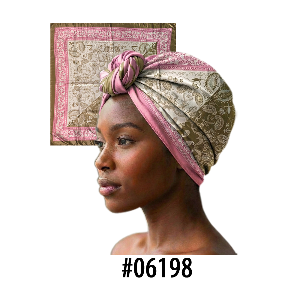 BEAUTY TOWN SILKY SATIN SCARF 35" - #06198 - Image 3