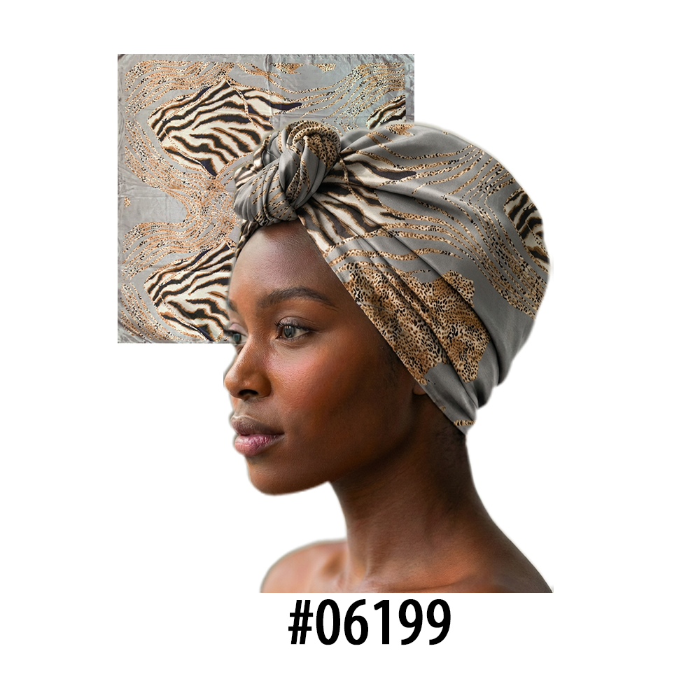 BEAUTY TOWN SILKY SATIN SCARF 35" - #06199 - Image 3