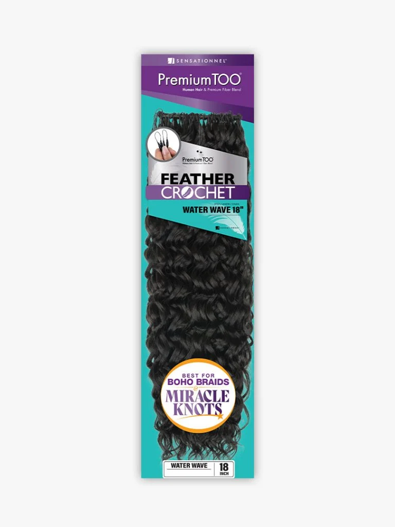 SENSATIONNEL FEATHER CROCHET WATER WAVE 18" (PREMIUM TOO) - Image 4