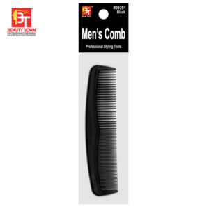 BEAUTY TOWN MEN'S COMB - BLACK #09351