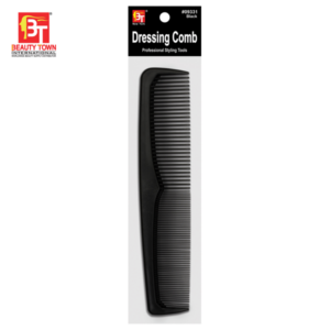 BEAUTY TOWN DRESSING COMB - BLACK #09331