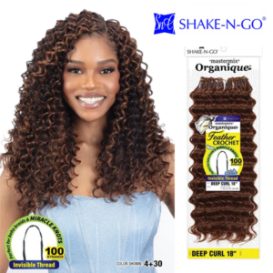 Shake-N-Go Organique - Feather Crochet Deep Curl 18"