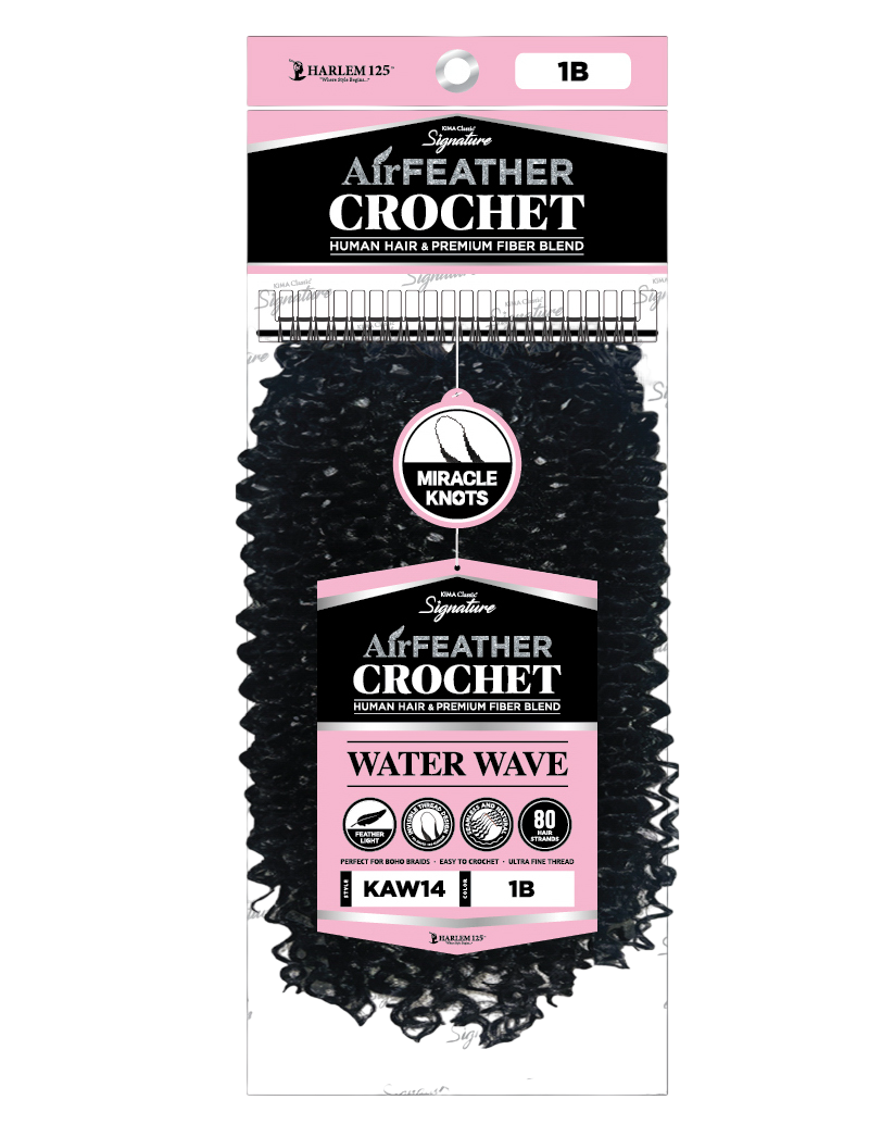 HARLEM 125 KIMA AIR FEATHER CROCHET - WATER WAVE 20" - Image 4