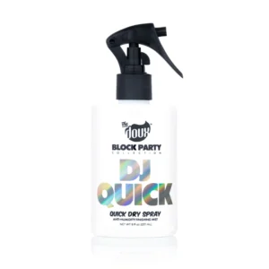 The doux BLOCK PARTY DJ QUICK QUICK DRY SPRAY 8OZ