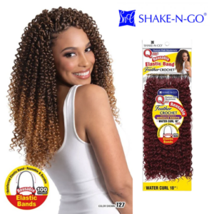 SHAKE-N-GO QUE FEATHER CROCHET - WATER CURL 18"