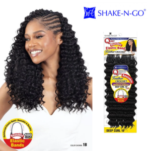 SHAKE-N-GO QUE FEATHER CROCHET - DEEP CURL 18"