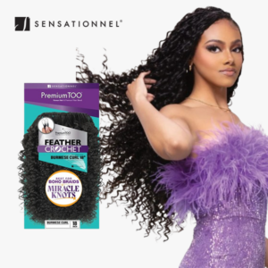 SENSATIONNEL FEATHER CROCHET BURMESE CURL 18" (PREMIUM TOO)