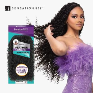 SENSATIONNEL FEATHER CROCHET BURMESE CURL 22" (PREMIUM TOO)
