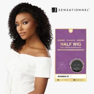 SENSATIONNEL HALF WIG 13A BOHEMIAN 16"